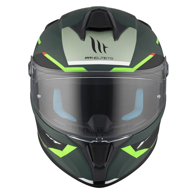 MT TARGO S KAY C6 casque moto intégral noir-vert mat