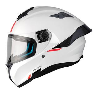 MT TARGO S SOLID A0 casque moto intégral blanc brillant