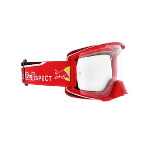 Lunettes de motocross Red Bull Spect STRIVE S rouge avec lentille claire