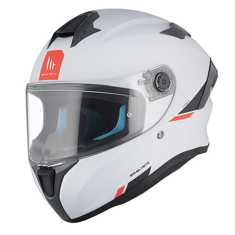 MT TARGO S SOLID A12 casque moto intégral gris brillant