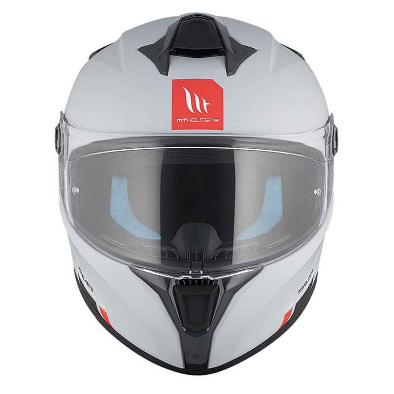 MT TARGO S SOLID A12 casque moto intégral gris brillant