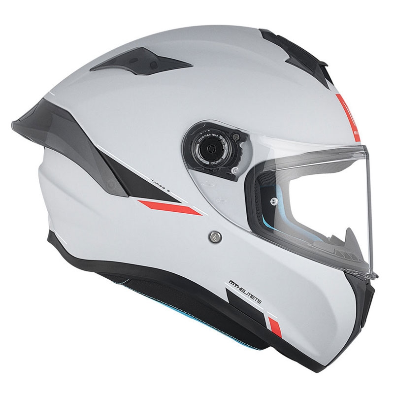 MT TARGO S SOLID A12 casque moto intégral gris brillant