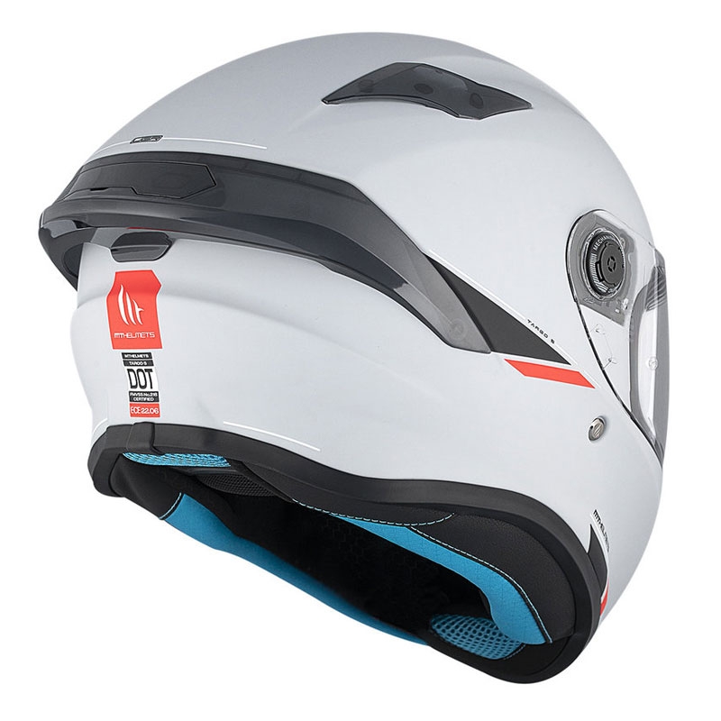 MT TARGO S SOLID A12 casque moto intégral gris brillant