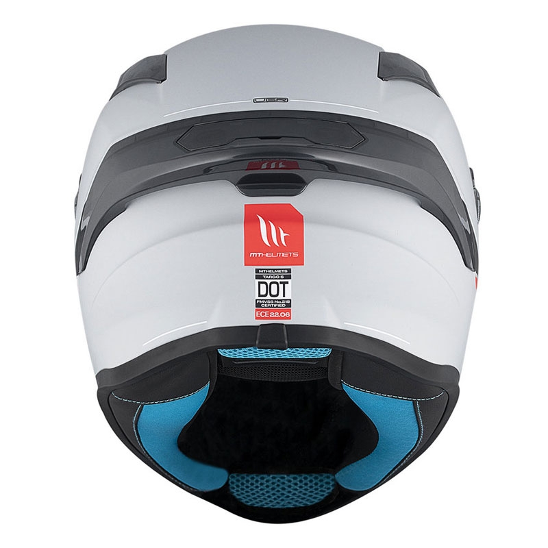 MT TARGO S SOLID A12 casque moto intégral gris brillant