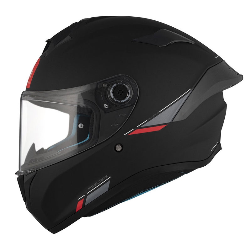 MT TARGO S SOLID A1 casque moto intégral noir mat