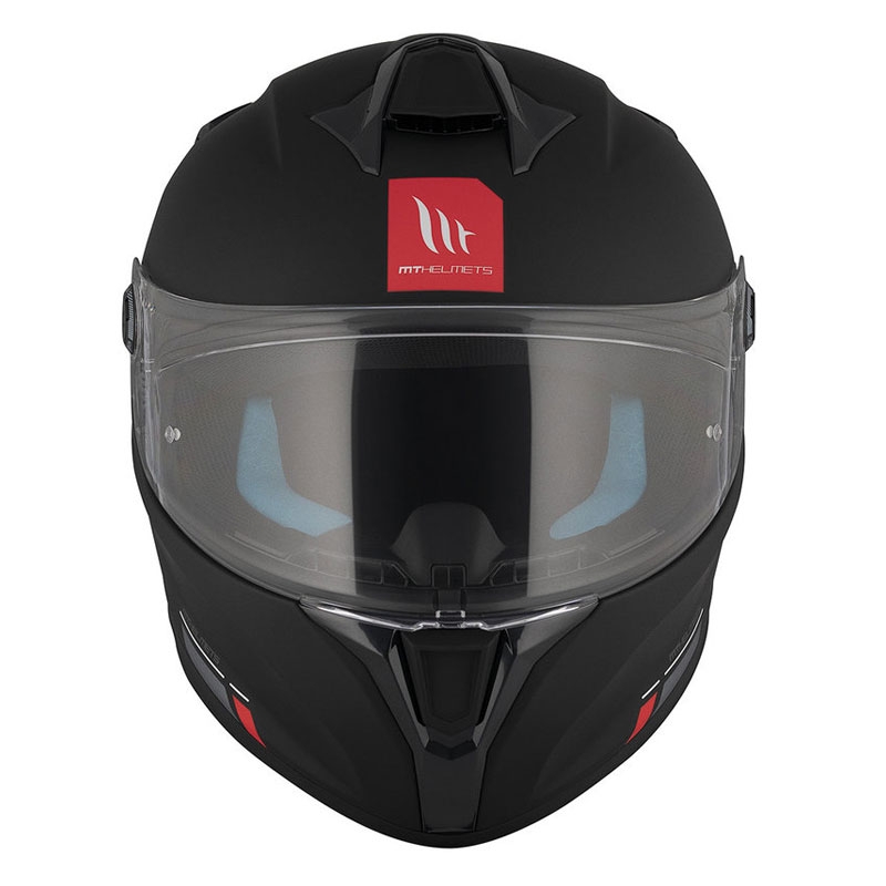 MT TARGO S SOLID A1 casque moto intégral noir mat