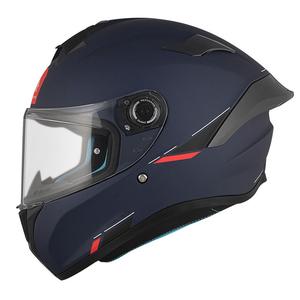 MT TARGO S SOLID A7 casque moto intégral bleu mat
