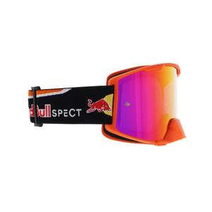 Lunettes de motocross Red Bull Spect STRIVE S orange avec lentille rouge