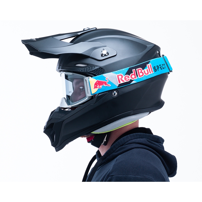 Lunettes de motocross Red Bull Spect STRIVE S gris avec verre fumé