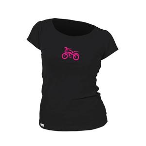 T-shirt femme nanosilver® MOTOLADY noir