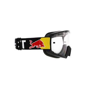 Lunettes de motocross Red Bull Spect WHIP noires avec lentilles transparentes