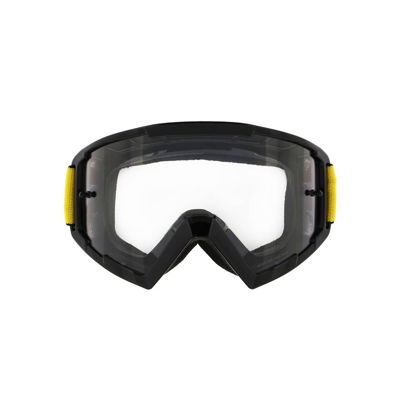 Lunettes de motocross Red Bull Spect WHIP noires avec lentilles transparentes