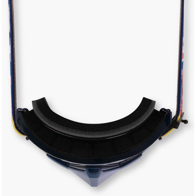 Lunettes de motocross Red Bull Spect WHIP bleu foncé avec lentille transparente