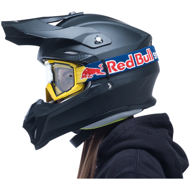 Lunettes de motocross Red Bull Spect WHIP jaune avec lentilles transparentes