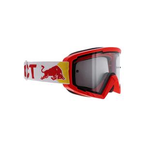 Lunettes de motocross Red Bull Spect WHIP rouge avec lentille transparente