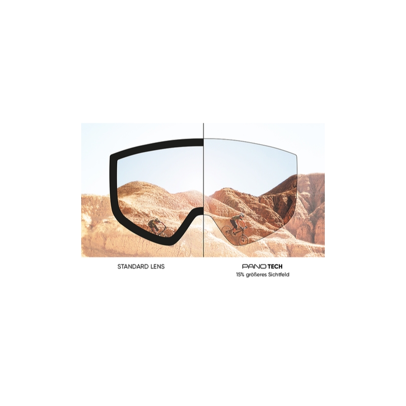 Lunettes de motocross Red Bull Spect STRIVE S rouge avec lentille rouge