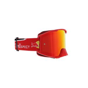 Lunettes de motocross Red Bull Spect STRIVE S rouge avec lentille rouge