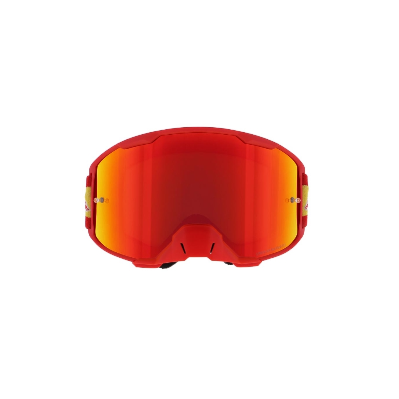 Lunettes de motocross Red Bull Spect STRIVE S rouge avec lentille rouge