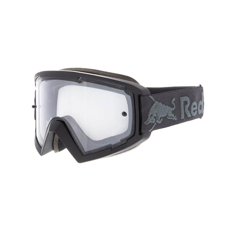 Lunettes de motocross Red Bull Spect WHIP gris foncé avec lentilles transparentes