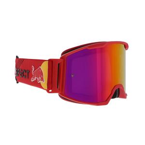 Lunettes de motocross Red Bull Spect STRIVE S rouge avec verres violets
