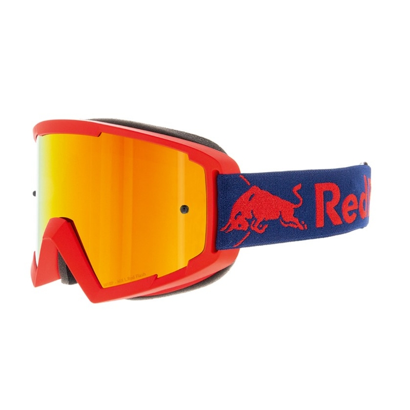 Lunettes de motocross Red Bull Spect WHIP rouge avec lentille orange