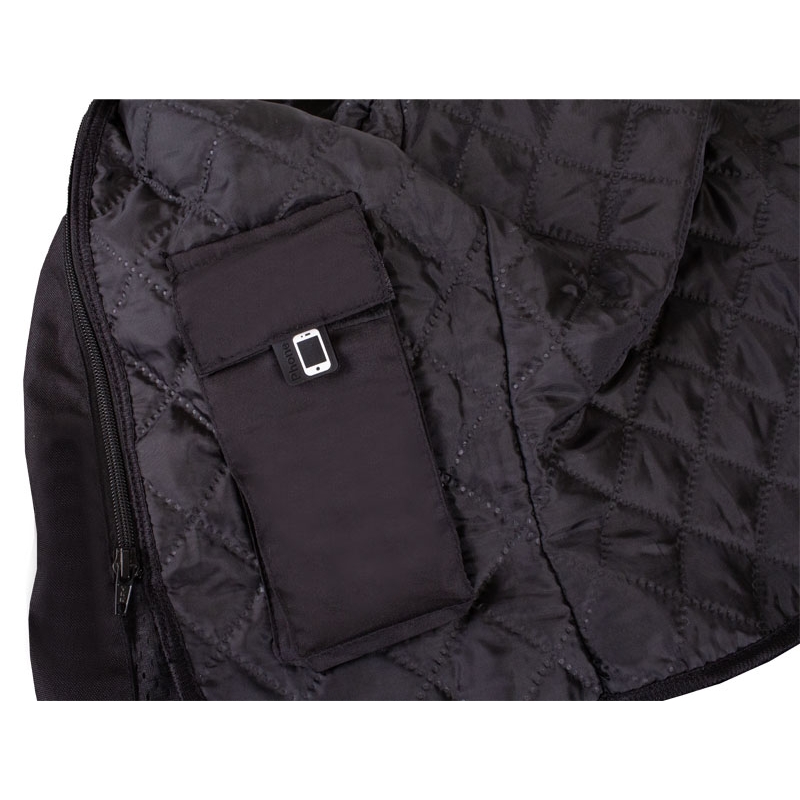 Veste de moto MotoZem Team 2 noire