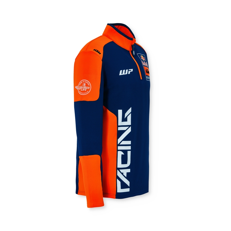KTM Replica Team Half Zip Sweater Bleu et Orange soldes