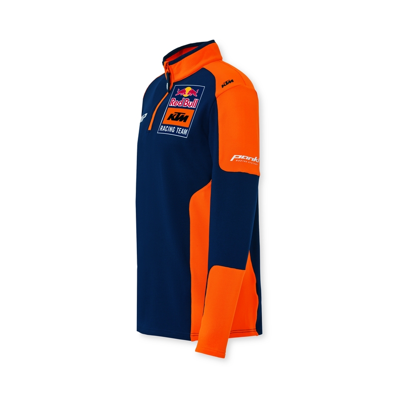 KTM Replica Team Half Zip Sweater Bleu et Orange soldes