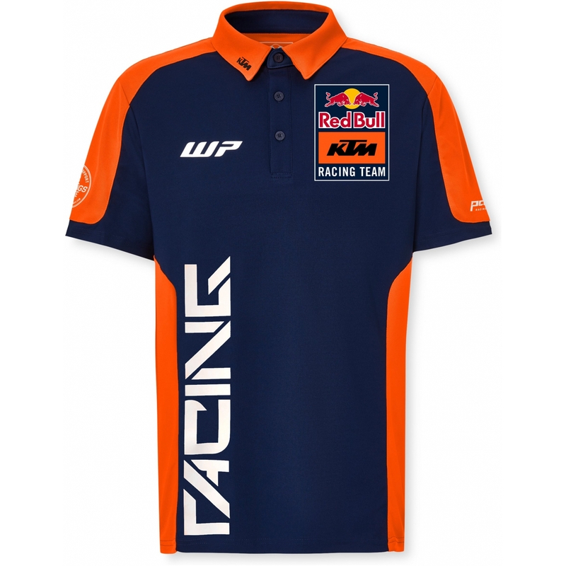 Polo KTM Replica Team bleu-orange soldes