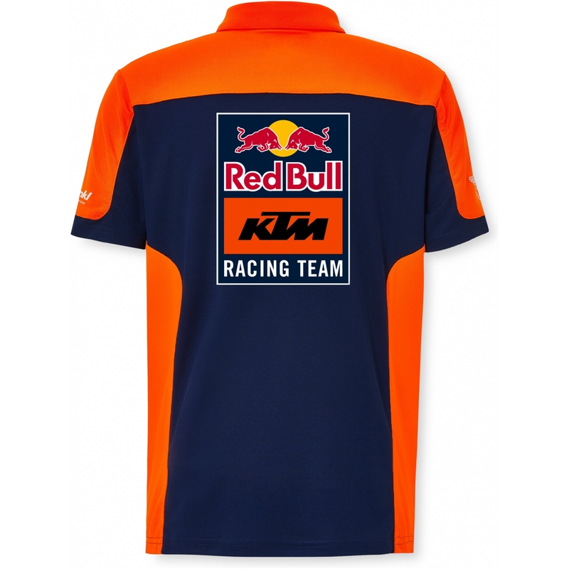 Polo KTM Replica Team bleu-orange soldes