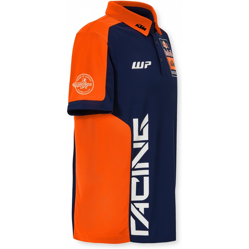 Polo KTM Replica Team bleu-orange soldes