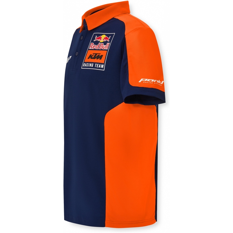 Polo KTM Replica Team bleu-orange soldes