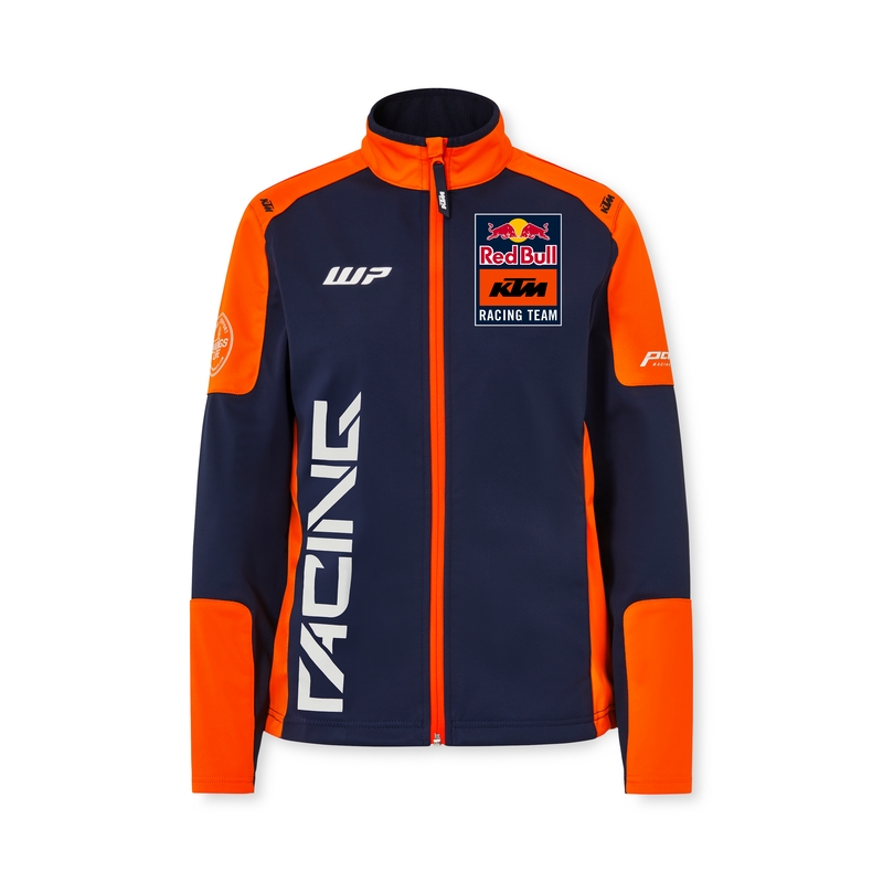 Veste softshell KTM Replica Team pour femmes bleu-orange