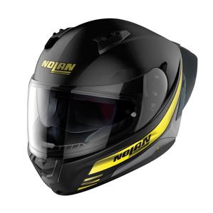 Casque moto intégral Nolan N60-6 Sport Outset 22 noir et jaune