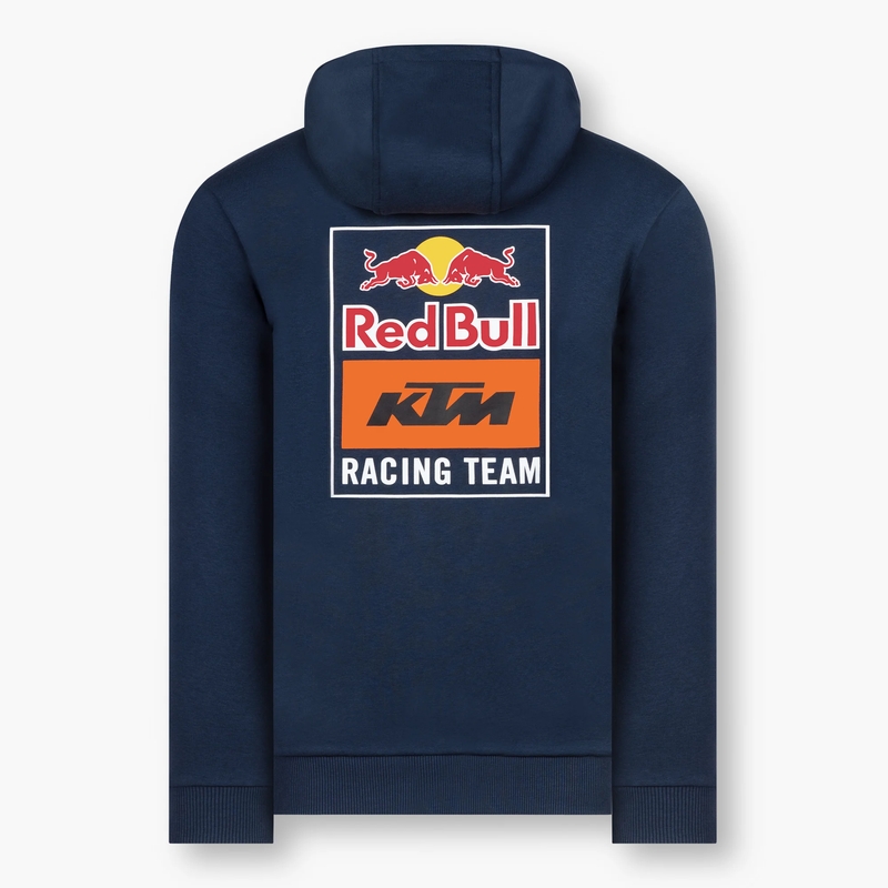 KTM Backprint Zip Hoodie bleu
