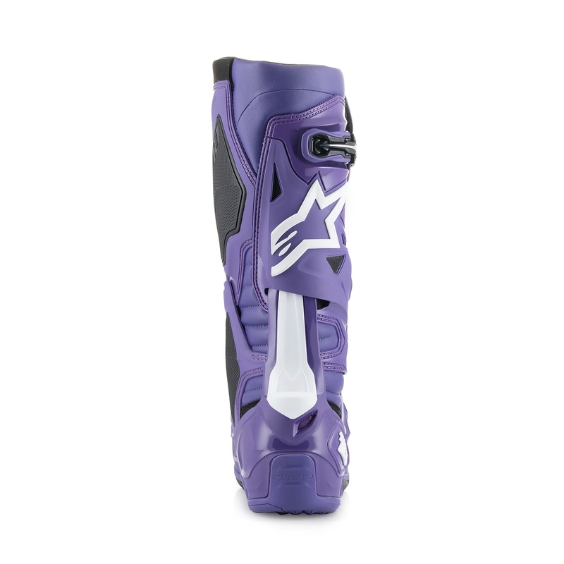 Bottes de moto Alpinestars Tech 10 violet-noir-blanc