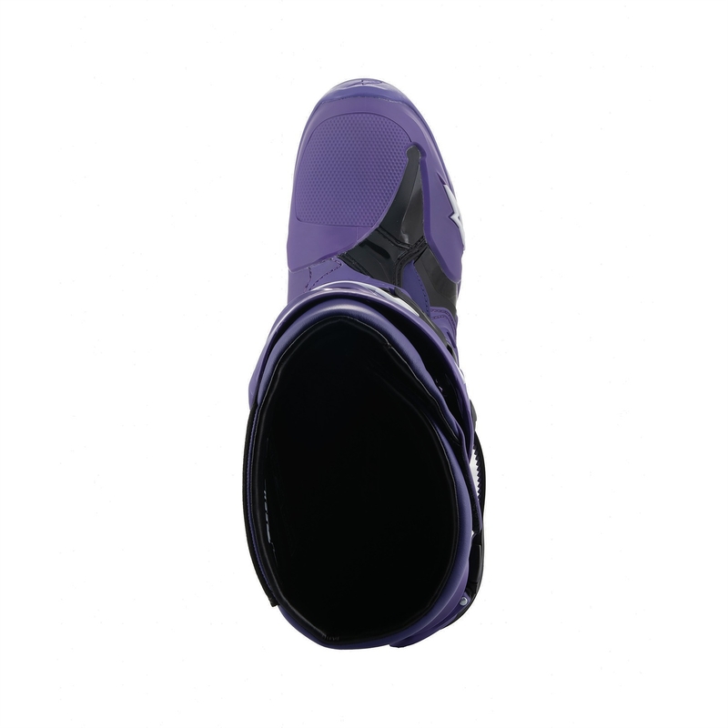 Bottes de moto Alpinestars Tech 10 violet-noir-blanc