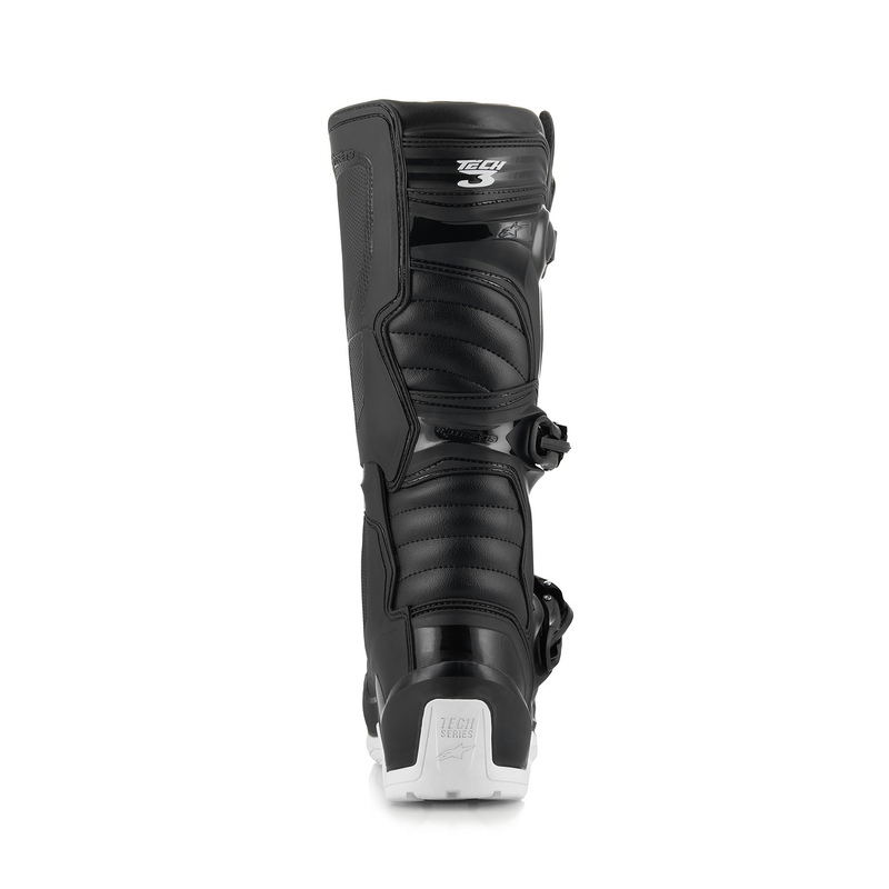 Bottes de moto imperméables Alpinestars Tech 3 Enduro, noir et blanc