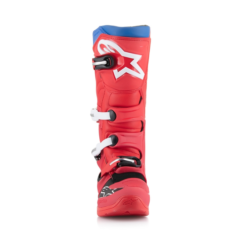 Bottes de moto Alpinestars Tech 5 2024 Rouge-Bleu-Blanc-Noir