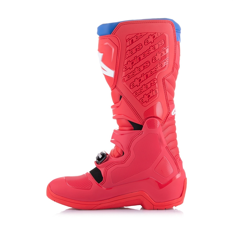 Bottes de moto Alpinestars Tech 5 2024 Rouge-Bleu-Blanc-Noir