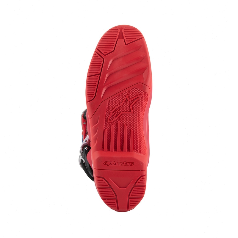 Bottes de moto Alpinestars Tech 5 2024 Rouge-Bleu-Blanc-Noir
