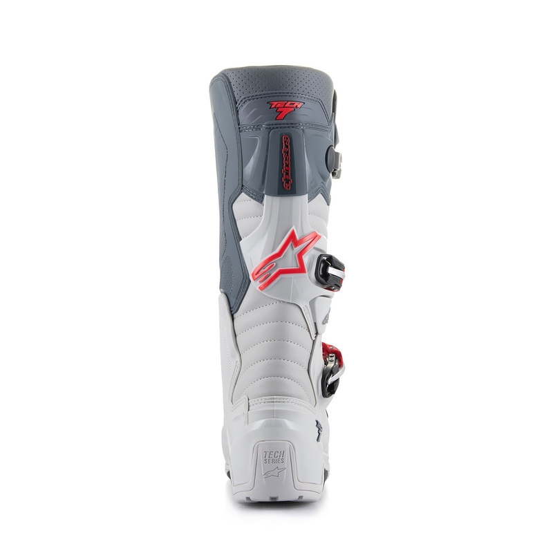 Bottes de moto Alpinestars Tech 7 Enduro 2024 gris-fluo-noir
