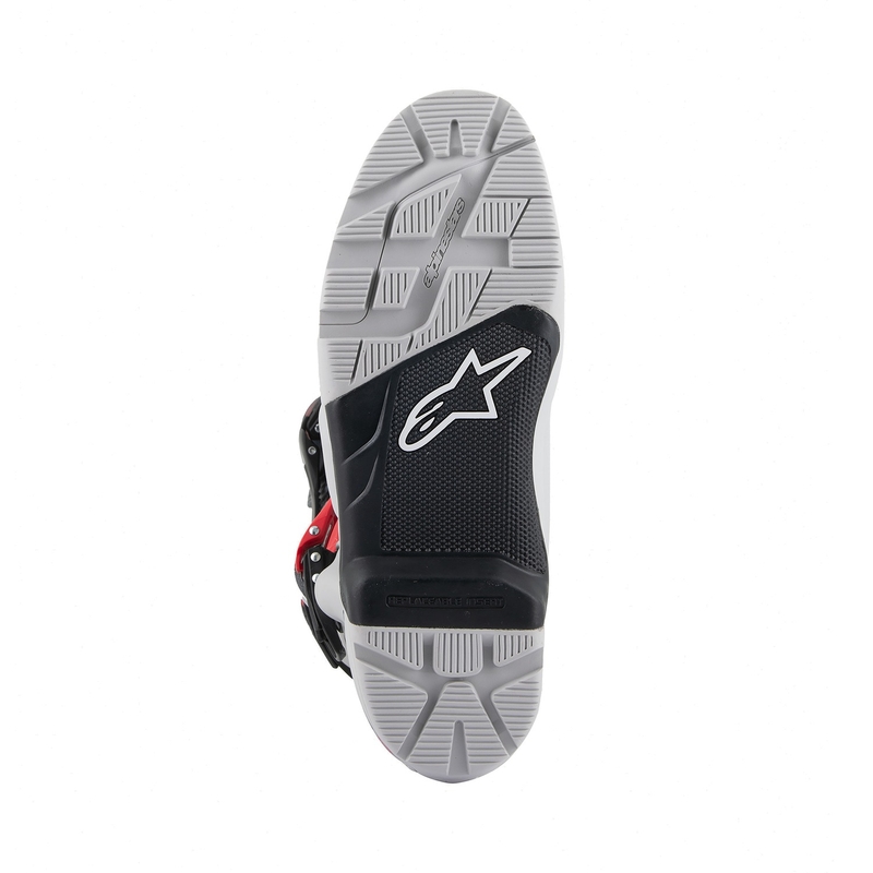 Bottes de moto Alpinestars Tech 7 Enduro 2024 gris-fluo-noir