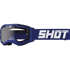 Lunettes de motocross enfant Shot Rocket Kid 2.0 bleu (plexi transparent)