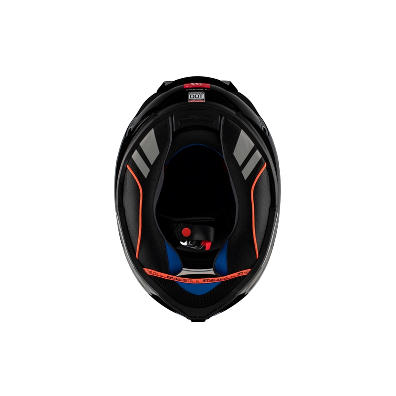 MT REVENGE 2 S SOLID A0 casque moto intégral blanc brillant