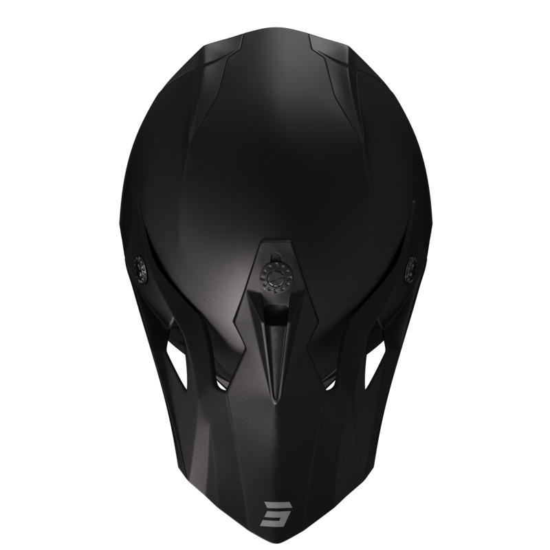 Casque Motocross Shot Pulse Solid 2.0 noir mat