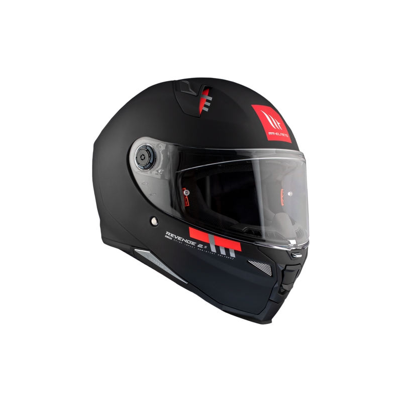 MT REVENGE 2 S SOLID A1 casque moto intégral noir mat