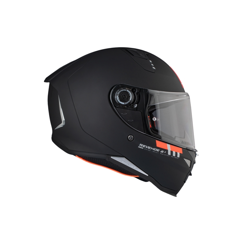 MT REVENGE 2 S SOLID A1 casque moto intégral noir mat