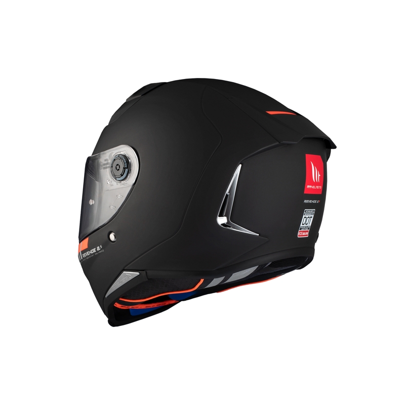 MT REVENGE 2 S SOLID A1 casque moto intégral noir mat