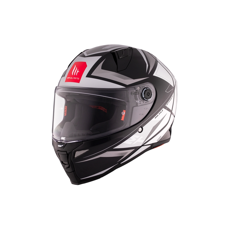 MT REVENGE 2 S HATAX B2 noir-gris-blanc casque moto intégral
